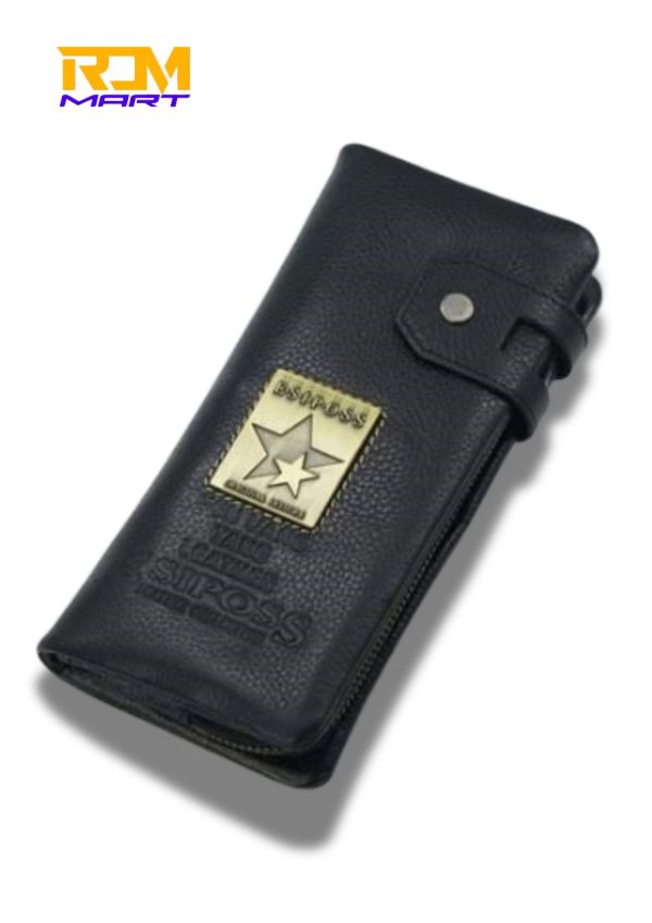 Esiposs black leather wallet